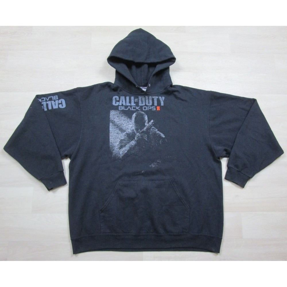 2012 Call of Duty Black Ops 2 Hoodie Men's (XL) FPS Video Game Promo Sleeve Hit